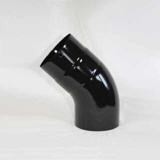 Bogen glatt ohne Reinigungsöffnung, High-Quality-Line schwarz glänzend