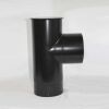 Kapselknie 330 mm DN 100 mm, High-Quality-Line matt schwarz emailliert