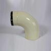 Bogen 90° DN 120 mm glatt ohne Reinigungsöffnung, High-Quality-Line beige emailliert