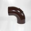 Bogen 90° DN 110 mm glatt mit Reinigungsöffnung, High-Quality-Line braun emailliert