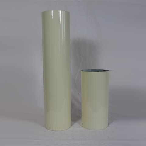 Rauchrohr Standard-Line 1000 mm DN 120 mm, beige emailliert