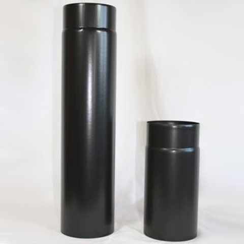 Ofenrohr 250 mm DN 120 mm, High-Quality-Line matt schwarz