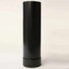Fix-Rohr verstellbar 750 mm DN 100 mm, High-Quality-Line matt schwarz emailliert