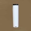 Fix-Rohr verstellbar 750 mm DN 100 mm, High-Quality-Line weiß emailliert