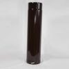 Fix-Rohr verstellbar 750 mm DN 100 mm, High-Quality-Line braun emailliert