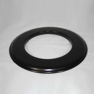 Wand-Rosette eng, High-Quality-Line schwarz glänzend emailliert