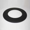 Wand-Rosette eng DN 100 mm, High-Quality-Line matt schwarz emailliert