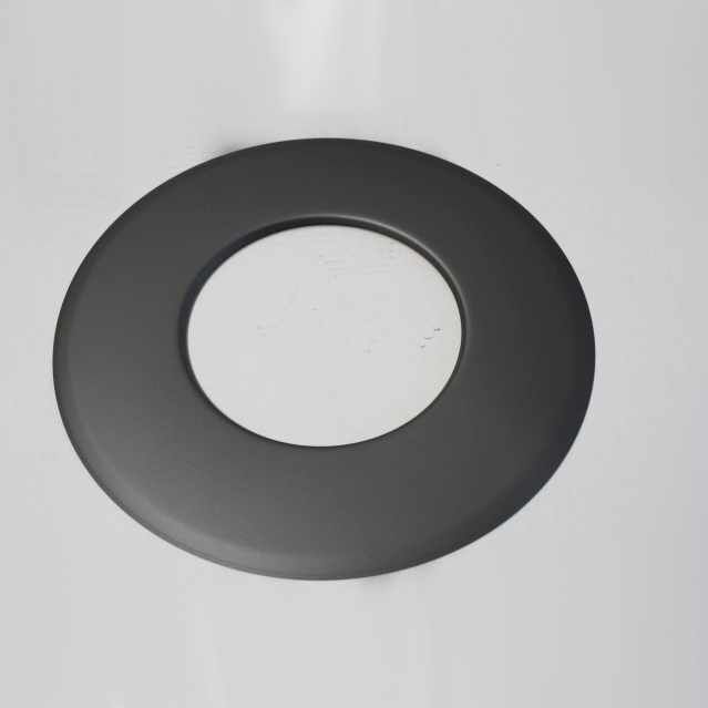 Wandrosette Rand 85 mm für Edelstahlrohr doppelwandig, Senotherm gussgrau #288