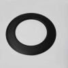Wandrosette Rand 55 mm für Edelstahlrohr doppelwandig, Senotherm schwarz #310