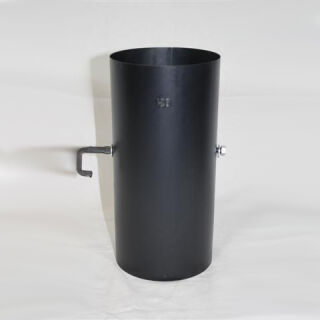 250 mm-Ofenrohr gebläut mit Drosselklappe
