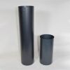 Ofenrohr Länge 750 mm, DN 120 mm aus gebläutem Stahlblech