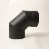 Rauchrohr-Bogen 90° DN 200 mm gemufft, ohne Reinigungsöffnung (schutzlackiert)