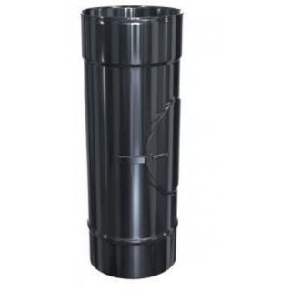 Edelstahlschornstein einwandig 0,6mm Premium Rohr mit Prüföffnung RP+REW