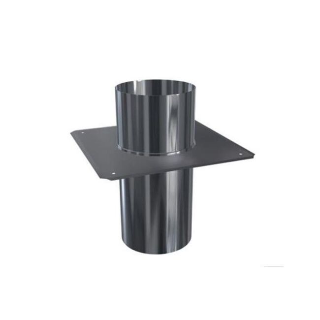 Edelstahlschornstein einwandig 0,6mm Premium Schachtabdeckung DH FU DN 120