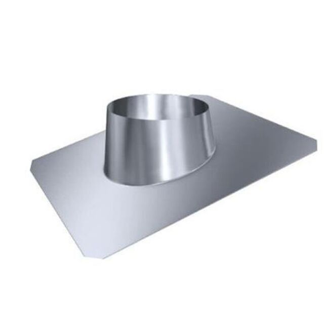 Edelstahlschornstein einwandig 0,6mm Premium Dachdurchführung PDI 15° DN 100