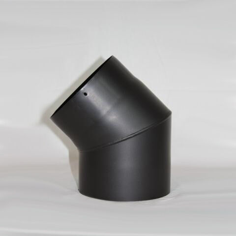 Ofen Rohrbogen 45° ohne Revisionsöffnung SENOTHERM lack DN 130mm gussgrau