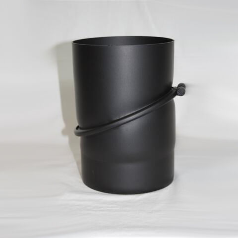 Ofenrohr-Bogen DN 130 mm, 2tlg. verstellbar 0°-45° ohne Reinigungsöffnung, Senotherm gussgrau #288
