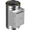 DINAK Edelstahlschornstein Reinigungselement mit Tür 440mm DW Ø150