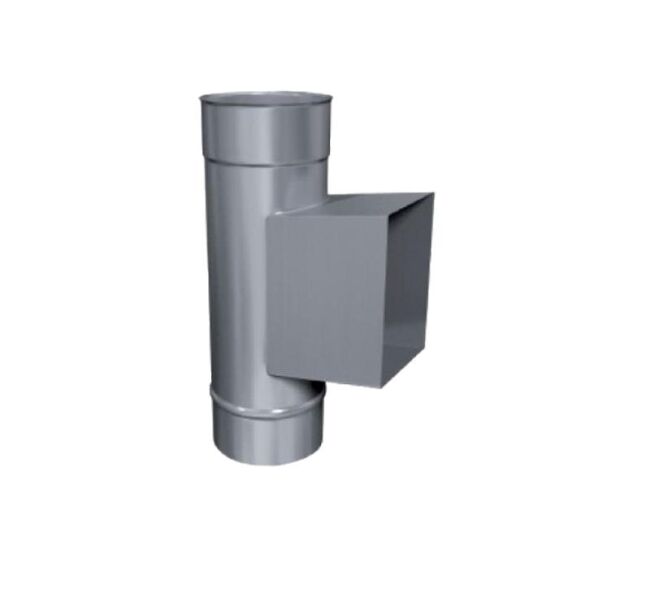 Schornsteinsanierungs Bausatz 0,6 mm - Edelstahlschornstein einwandig GBEW06 DN 113 6,5 m