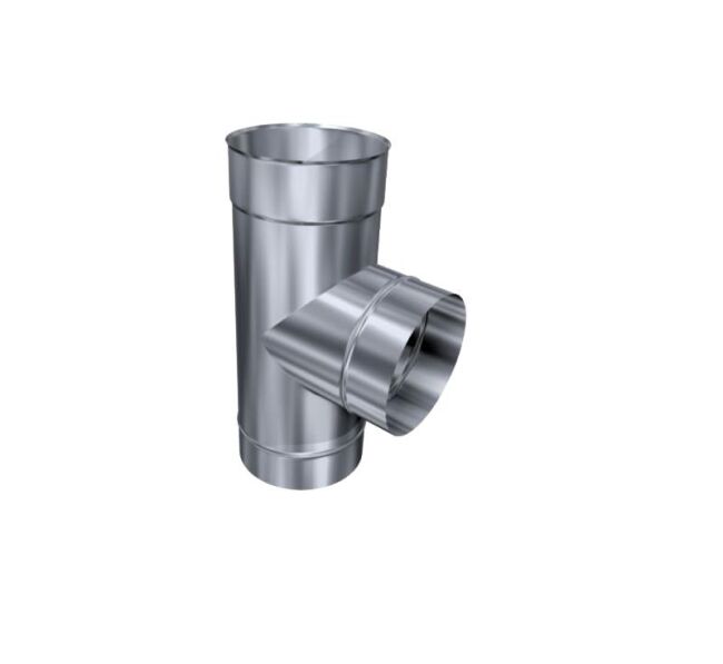Schornsteinsanierungs Bausatz 1,0 mm - Edelstahlschornstein einwandig DN 113 6,5 m
