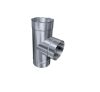 Schornsteinsanierungs Bausatz 0,8 mm - Edelstahlschornstein einwandig GBEW08 DN 130 9,5 m