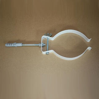 Halter für Ofenrohre Standard-Line weiß emailliert
