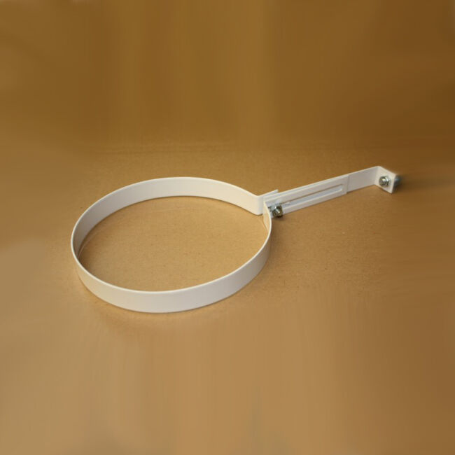 Halter für Ofenrohre DN 150 mm Standard-Line weiß emailliert