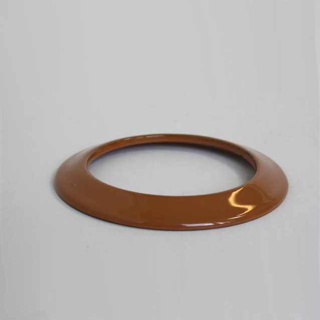 Wand-Rosette DN 130 mm Standard-Line havanna emailliert