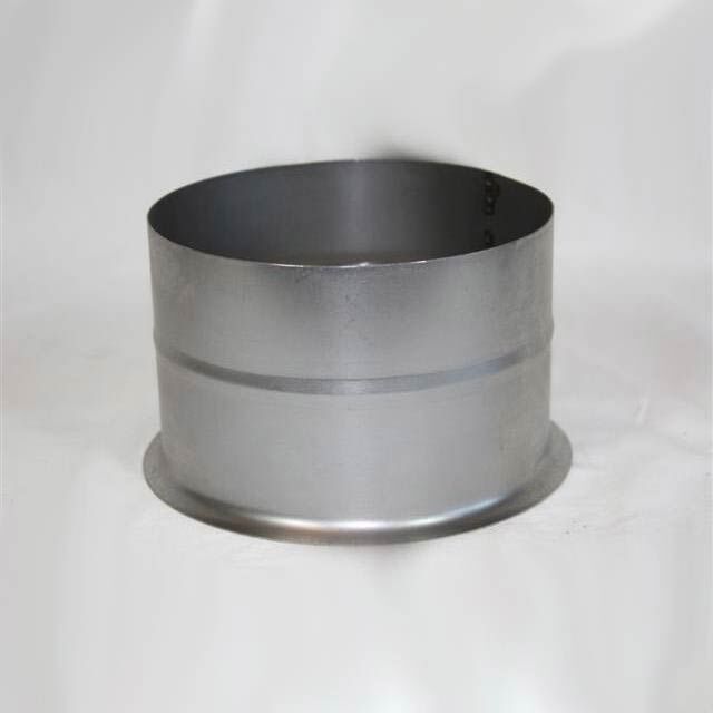 Wandfutter einfach DN 130 für 2 mm-Rauchrohr