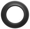 Wand-Rosette DN 120 mm Senotherm Dünnwand schwarz
