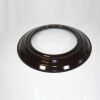Wand-Rosette DN 120 mm Standard-Line braun emailliert