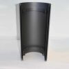 Doppelwandiger Strahlenschutz Halbschale 460 mm lang DN 150 mm, Senotherm gussgrau #288