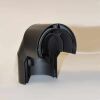 Doppelwandiger Strahlenschutz Halbschale Bogen 90° DN 150 mm, Senotherm gussgrau #288