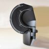 Doppelwandiger Strahlenschutz Halbschale Bogen 90° seitlich DN 150 mm, Senotherm schwarz #310