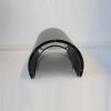 Doppelwandiger Strahlenschutz Halbschale 460 mm lang DN 80 mm, Senotherm schwarz #310