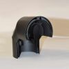 Doppelwandiger Strahlenschutz Halbschale Bogen 90° DN 80 mm, Senotherm schwarz #310