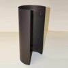 Doppelwandiger Strahlenschutz Halbschale 460 mm lang DN 100 mm, Senotherm gussgrau hell #820