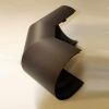 Doppelwandiger Strahlenschutz Halbschale Bogen 90° DN 100 mm, Senotherm gussgrau hell #820