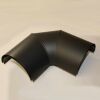 Doppelwandiger Strahlenschutz Halbschale Bogen 90° seitlich DN 100 mm, Senotherm gussgrau #288