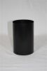 Pellet-Schornsteinanschluss 150 mm zylindrisch DN 80 mm, matt schwarz emailliert