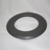 Pellet-Wandrosette 3 cm Rand DN 80 mm, gussgrau emailliert