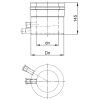 Luft Abgas System konzentrisch Kondensatschale DN 60/100