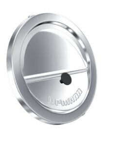 Edelstahlschornstein einwandig 0,5mm  Zugbegrenzer RCO rund