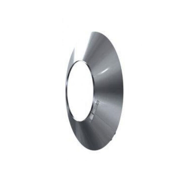Edelstahlschornstein einwandig 0,5mm Wandblende IP DN 100