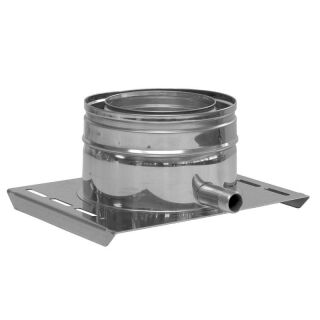 DINAK Edelstahlschornstein Isolierte Verankerungsplatte DW Ø150 06NJ15858DW5