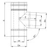 Luft Abgas System konzentrisch T-Stück 87° DN 150/200