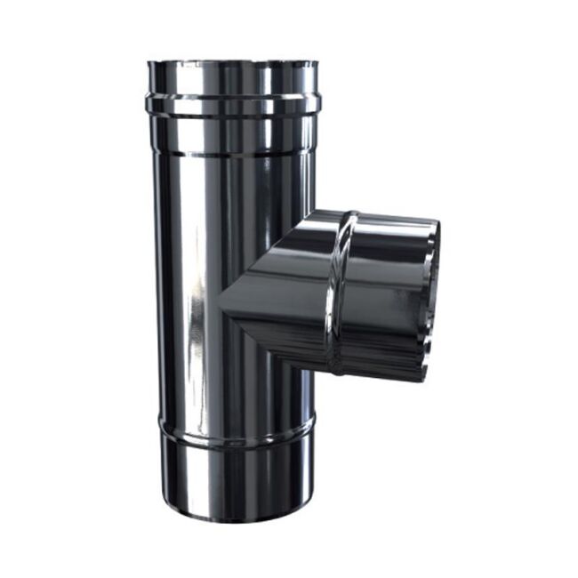 Luft Abgas System konzentrisch T-Stück 87° DN 60/100