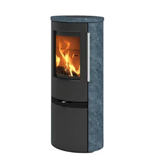 Kaminofen Termatech TT 21 RHS HST, Specksteinverkleidung inkl. Heat Storage Speichermodul S01-664