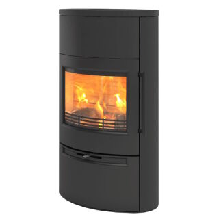 Kaminofen TermaTech TT55RHT schwarz optional mit Wärmespeicher S01-354
