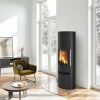 Kaminofen TermaTech TT21RHT schwarz, optional mit Wärmespeicher